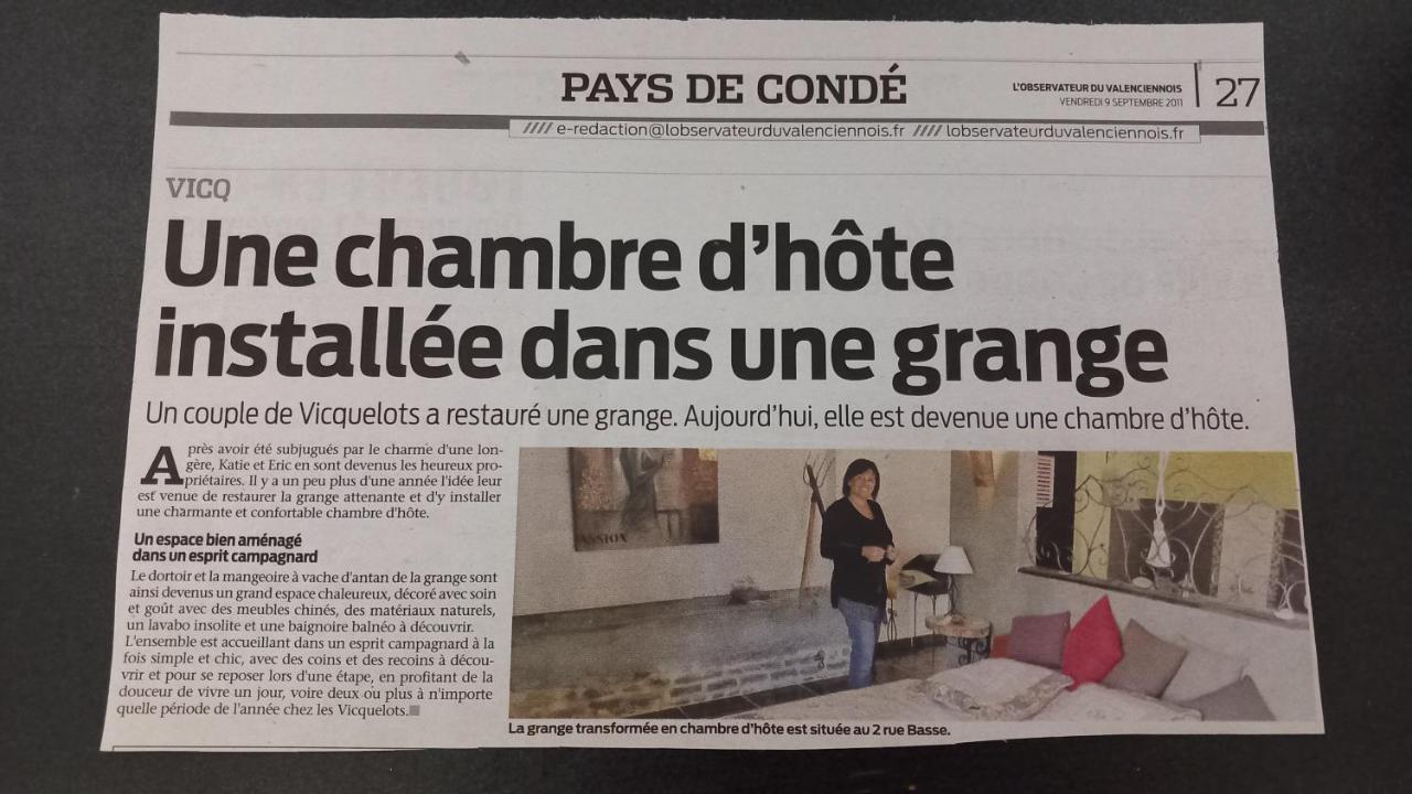 Chambres D Hotes ,Hotel ,Secret D'Une Nuit A Vicq Pres De Onnaing,Avec Piscine 外观 照片